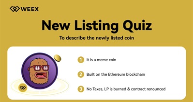 Concurso Adivinhe a Memecoin recém-listada