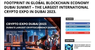 Cumbre Global de Economía Blockchain en Dubái, Emiratos Árabes Unidos