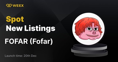 Fofar to Be Listed on WEEX on December 20th