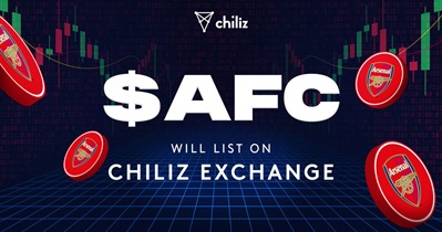 Листинг на бирже Chiliz