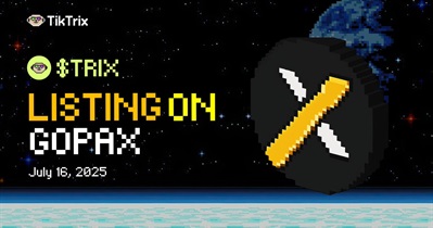 GOPAX проведет листинг TikTrix 16 июля