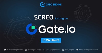Creo Engine to Be Listed on Gate.io on March 8th
