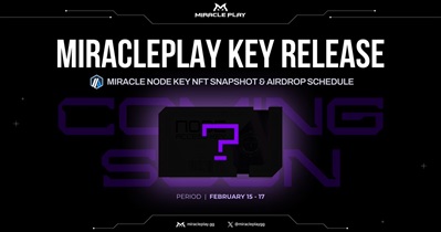 Miracle Play to Hold Node Key NFT Snapshot on February 15th