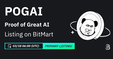 BitMart проведет листинг POGAI 18 марта