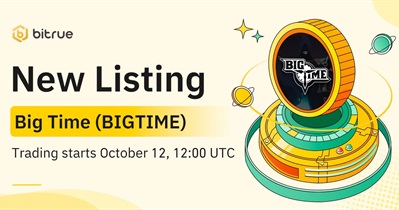 Big Time to Be Listed on Bitrue on October 12th