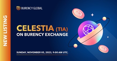 Celestia to Be Listed on Burency Global on November 5th