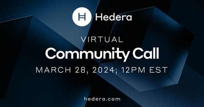 Hedera to Host Community Call on March 28th