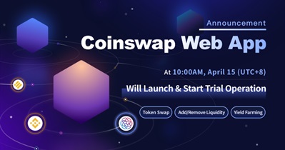 Coinswap Web App Trial Launch