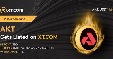 Akash Network to Be Listed on XT.COM on February 27th