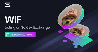 SolCex Exchange проведет листинг dogwifcoin 12 ноября