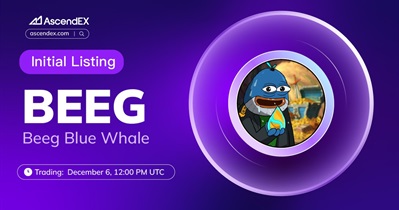 Beeg Blue Whale to Be Listed on AscendEX