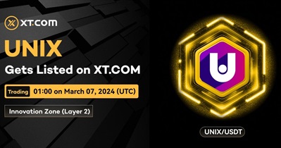 UniX to Be Listed on XT.COM on March 7th