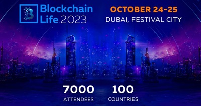 Fórum Blockchain Life 2023 em Dubai, Emirados Árabes Unidos
