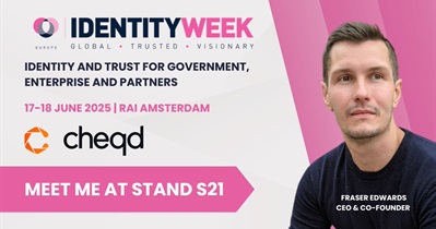 CHEQD Network примет участие в «Identity Week Europe 2025» в Амстердаме 17 июня