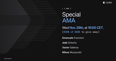 DUSK Network проведет АМА в X 29 ноября