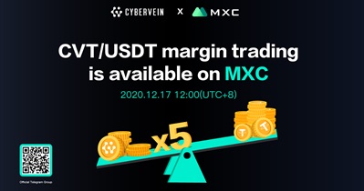 Маржинальная торговля CVT/USDT на бирже MXC