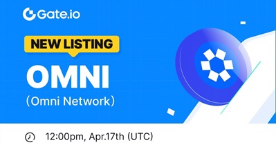 Gate.io проведет листинг Omni Network 17 апреля