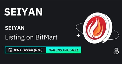 SEIYAN to Be Listed on BitMart on March 13th