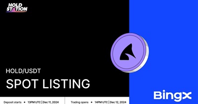 Holdstation to Be Listed on BingX on December 12th