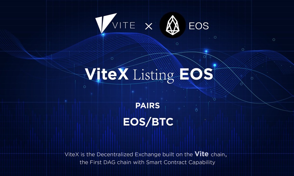 Листинг на бирже ViteX