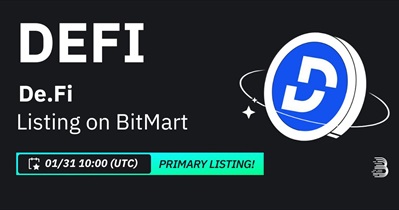 De.Fi to Be Listed on BitMart on January 31st