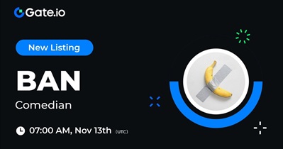 Comedian to Be Listed on Gate.io on November 13th