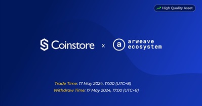 Arweave to Be Listed on Coinstore on May 17th