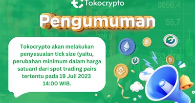 Tokocrypto to Adjust Tick Size for Certain Spot Trading Pairs