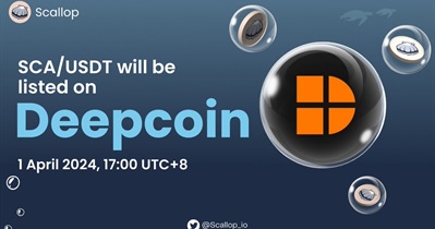 Scallop to Be Listed on Deepcoin on April 1st