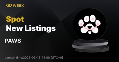 Paws to Be Listed on WEEX on March 18th