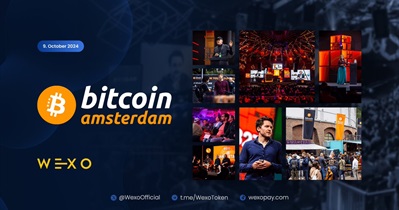 Wexo to Participate in Bitcoin Amsterdam in Amsterdam on October 9th