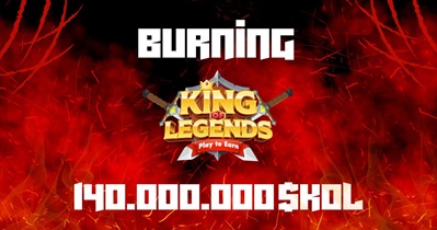 King of Legends to Hold Token Burn on February 15th