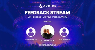Audius проведет прямую трансляцию в Discord 28 июля