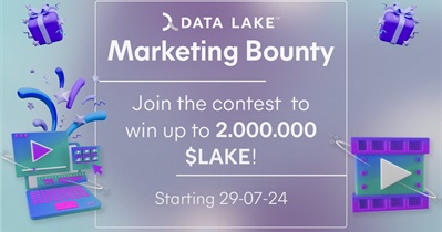 Data Lake to Start Marketing Bounty on July 29th