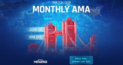 Reality Metaverse to Hold AMA on Discord on June 28th