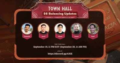 Axie Infinity to Host Community Call on September 20th