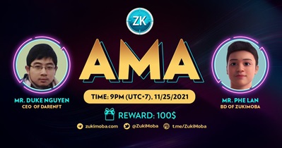 Zuki Moba Telegram पर AMA