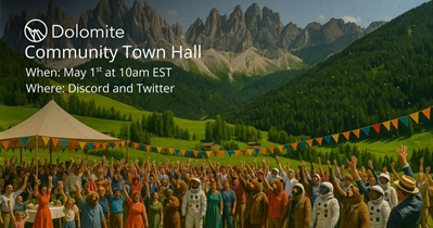 Dolomite to Host Community Call on May 1st