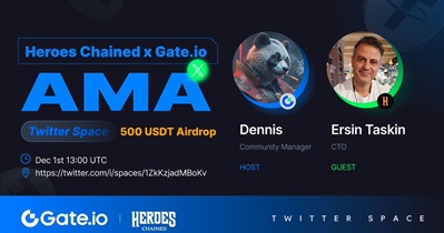 HeroesChained and Gate.io to Hold AMA on X on December 1st