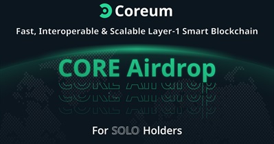CORE Airdrop cho những người nắm giữ SOLO