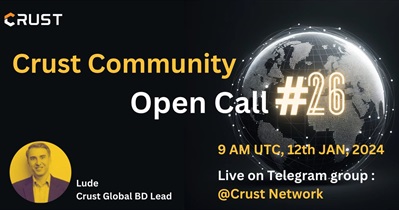 Crust Network обсудит развитие проекта с сообществом 12 января