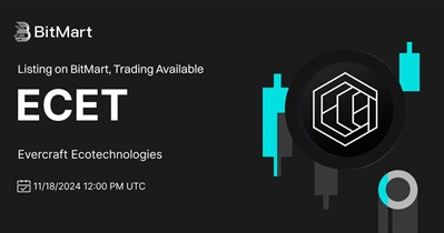 Evercraft Ecotechnologies to Be Listed on BitMart on November 18th