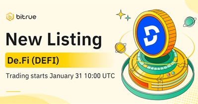 De.Fi to Be Listed on Bitrue on January 31st
