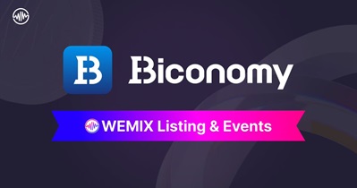 Wemix Token to Be Listed on Biconomy Exchange on November 10th