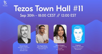 Tezos обсудит развитие проекта с сообществом 30 сентября