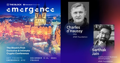 dYdX to Participate in Emergence Conference in Prague on December 5th