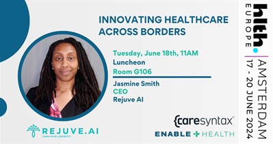 Rejuve.AI to Participate in HLTH Europe in Amsterdam on June 18th
