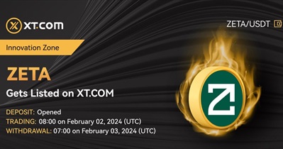 ZetaChain to Be Listed on XT.COM on February 2nd