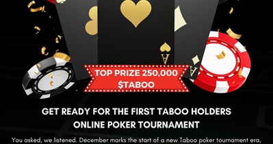 Taboo to Host Tournament on December 2nd