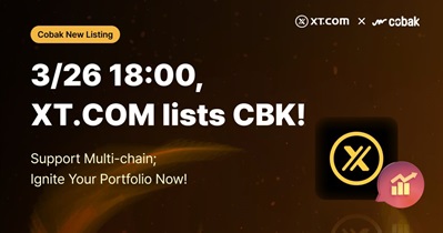 Cobak Token to Be Listed on XT.COMon March 26th